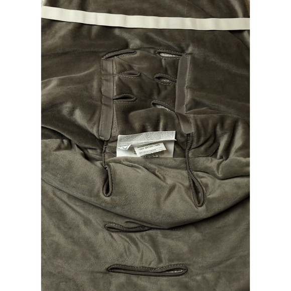 JJ Cole Urban Bundle Me Infant Carrier Car Seat Cover Brown Taupe Faux Fur Lined - Picture 3 of 12